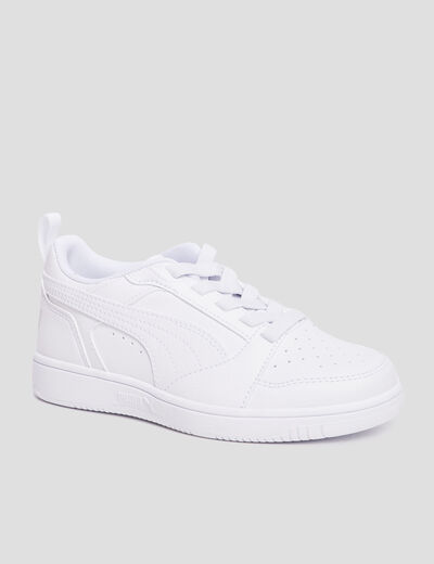 Tennis basses à lacets Puma Rebound Joy blanc fille