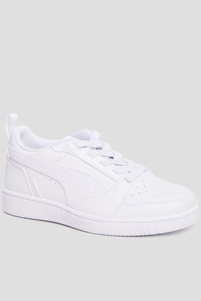 Tennis basses à lacets Puma Rebound Joy blanc fille