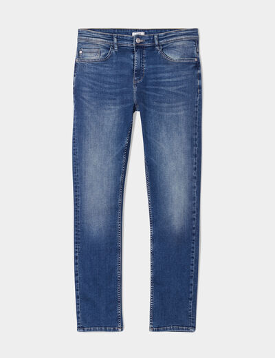 Jeans slim 5 poches denim dirty homme