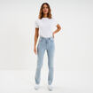 Jeans regular 5 poches coton denim double stone femme