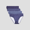 Lot 4 slips bleu homme