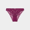 Culotte en dentelle rouge femme
