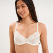 Soutien-gorge embo&icirc;tant dentelle blanc femme