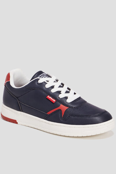 Tennis à lacets Levi's bleu marine garçon