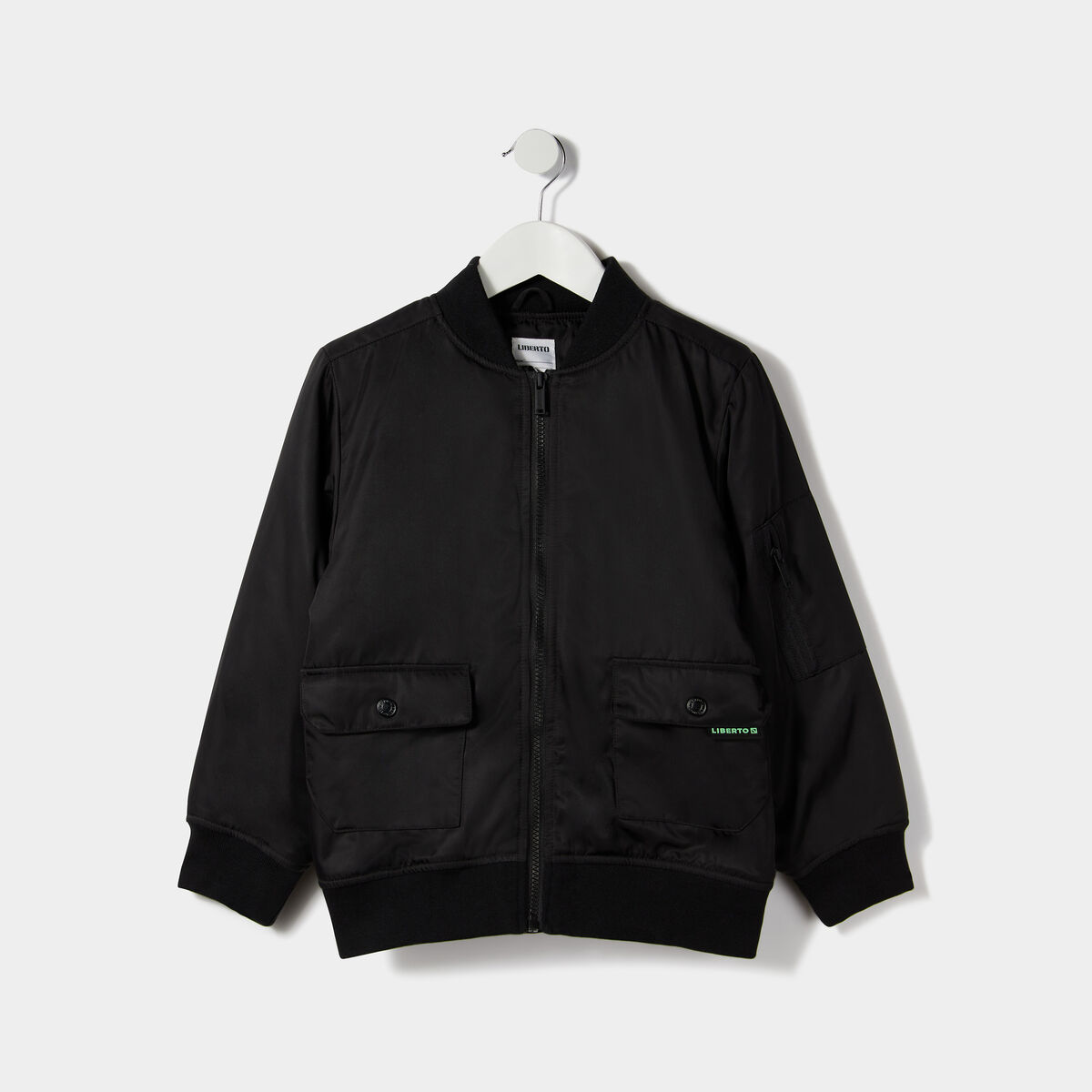 Blouson bomber zippé Liberto noir garçon