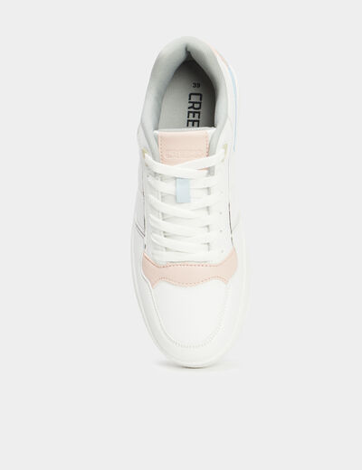 Tennis basses semelle épaisse Creeks multicolore femme