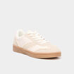 Tennis basses avec dentelle sable femme