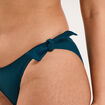 Bas de maillot de bain d&eacute;tails noeuds bleu p&eacute;trole femme