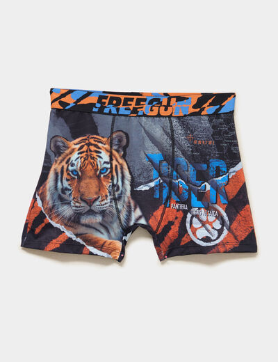 Boxer Freegun orange clair homme