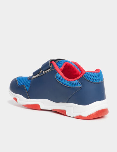 Baskets running lumineuses Super Mario bleu garçon