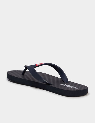 Tongs bleu marine homme
