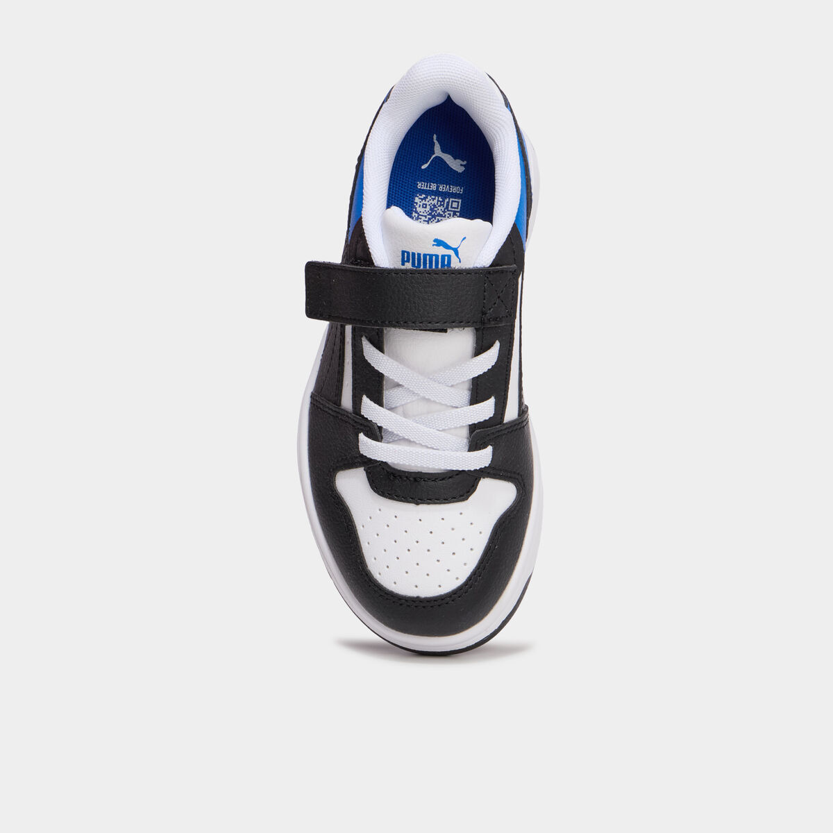 Baskets &agrave; scratchs Puma Rebound Slam bleu electrique gar&ccedil;on