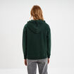Sweat zipp&eacute; &agrave; capuche vert fonc&eacute; femme