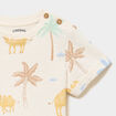 T-shirt avec manches courtes coton creme b&eacute;b&eacute; gar&ccedil;on
