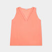 Débardeur sans manches rose corail femme grande taille