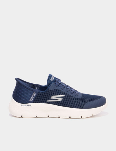Baskets running Slip Ins GO WALK FLEX bleu marine femme