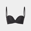 Soutien-gorge bandeau multiposition noir femme