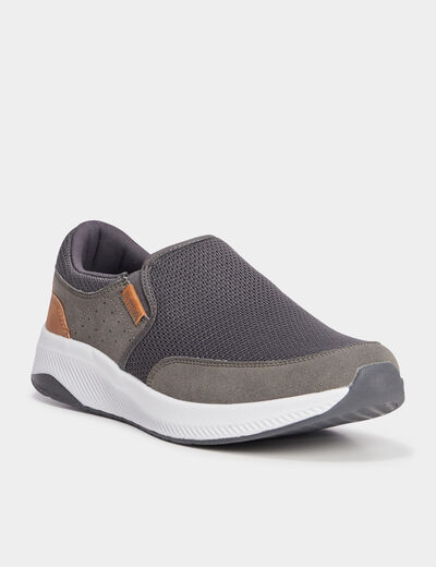 Loafers semelle épaisse gris homme