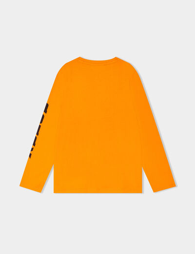 T-shirt manches longues Dragon Ball orange foncé garçon