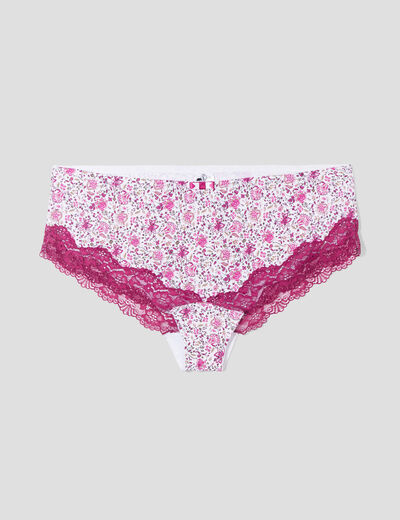 Shorty microfibre beige femme grande taille