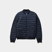 Doudoune l&eacute;g&egrave;re d&eacute;perlante col teddy bleu marine homme