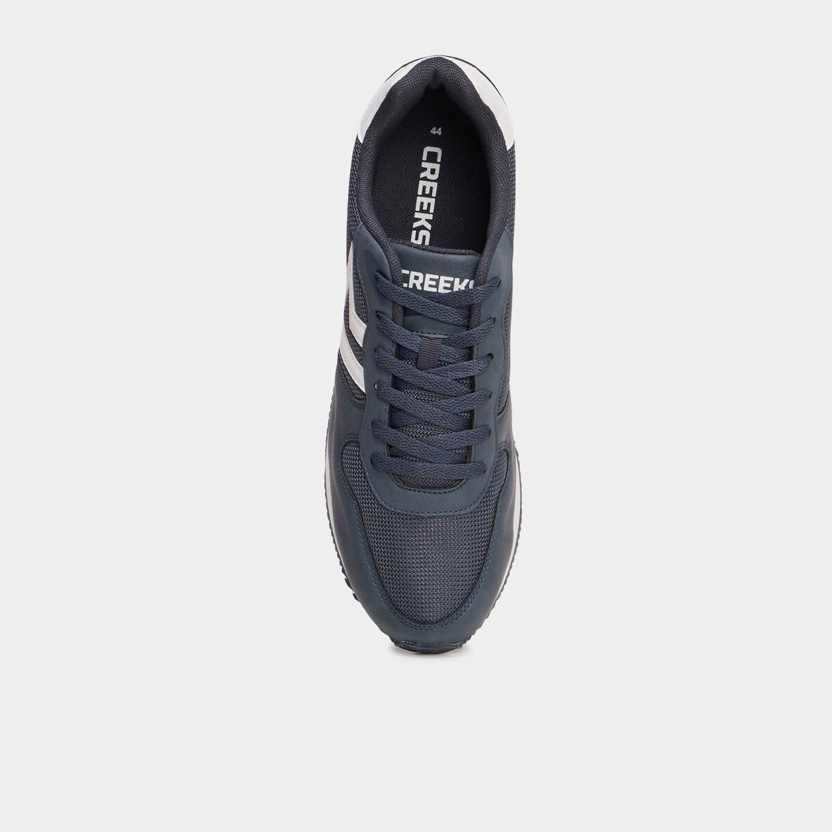 Chaussures running &agrave; lacets bleu fonc&eacute; homme