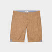 Bermuda short chino droit coton stretch sable homme