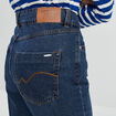 Jeans palazzo taille haute denim stone femme