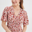 Robe longue droite Creeks multicolore femme