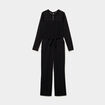 Combinaison pantalon avec dentelle noir femme