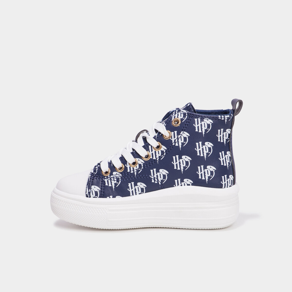 Baskets montantes Harry Potter bleu marine fille