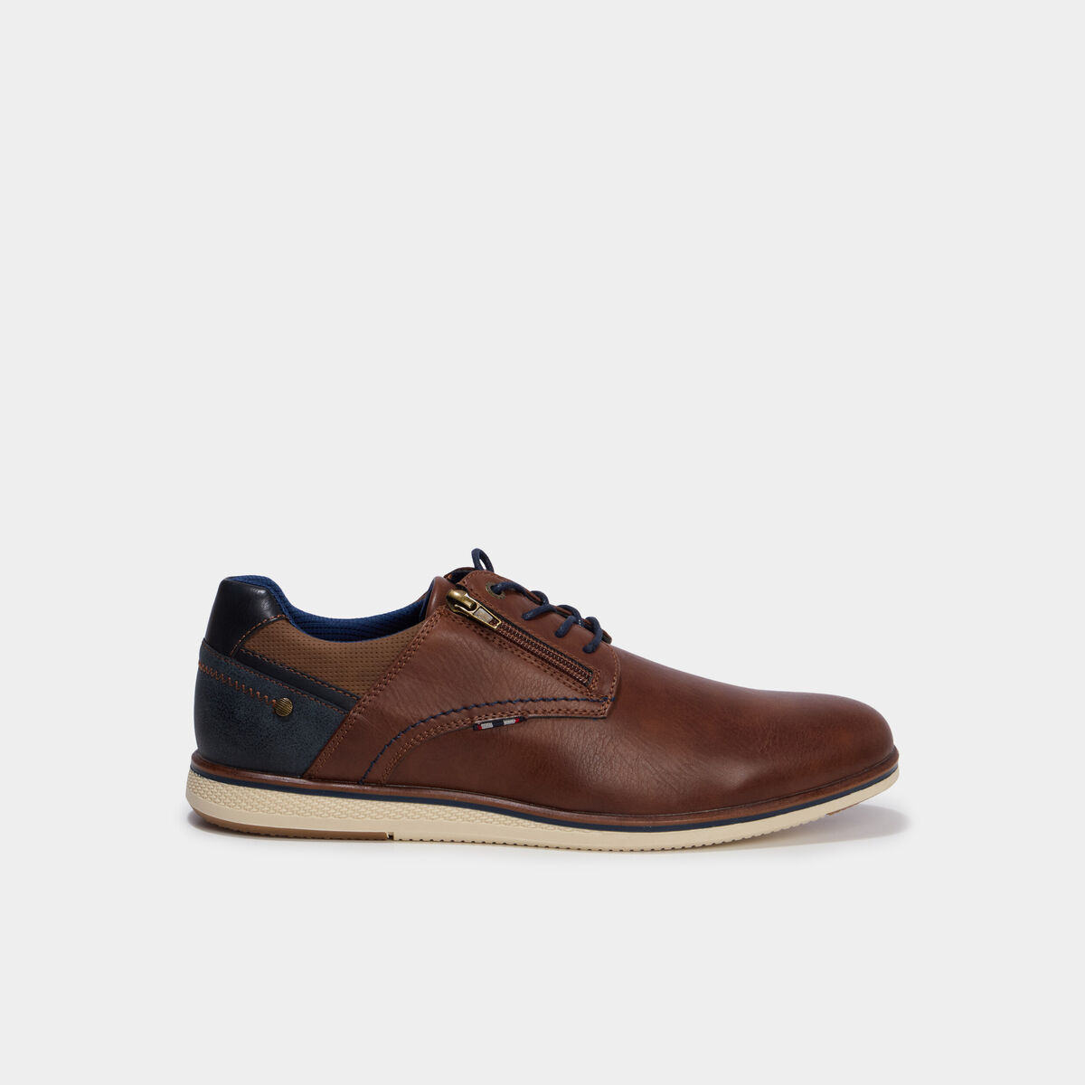 Derbies &agrave; lacets marron homme