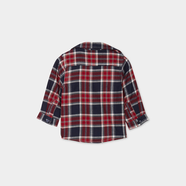 ensemble chemise et t shirt coton creeks bleu marine bebeg Ensemble chemise et t-shirt coton Creeks bleu marine bébé garçon