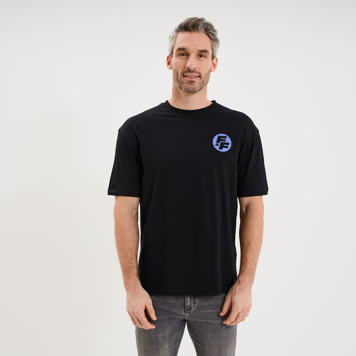 T-shirt coton Fast and Furious noir homme