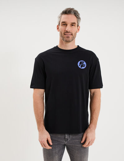 T-shirt coton Fast and Furious noir homme
