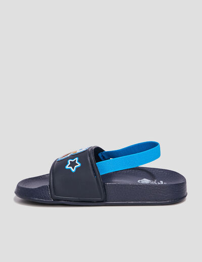 Mules de plage Pat Patrouille bleu garçon