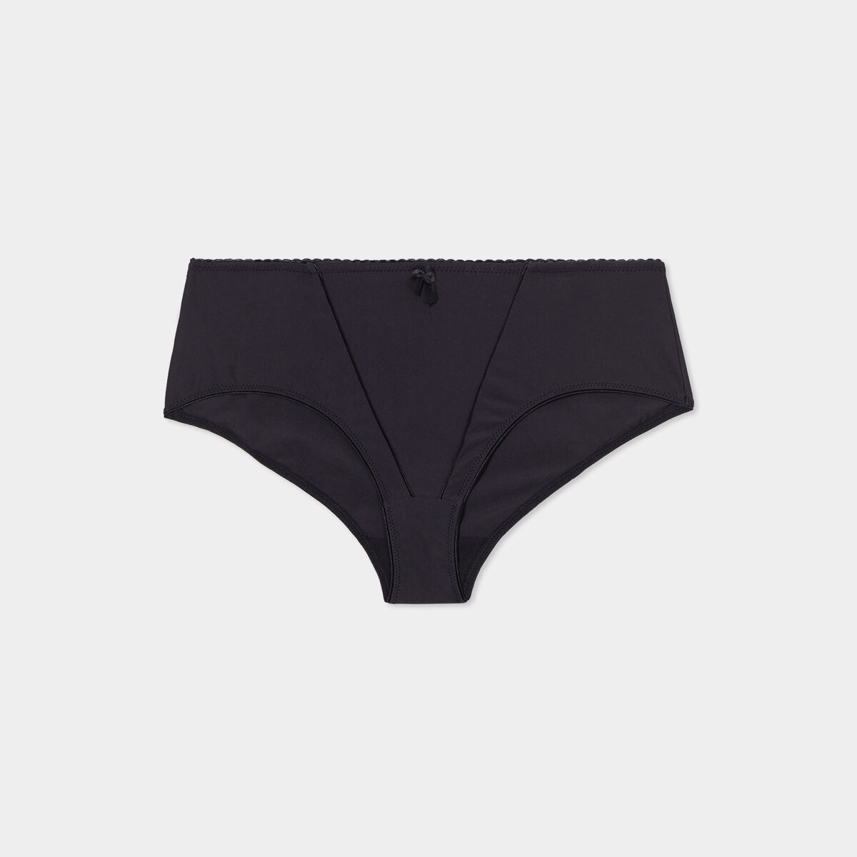 Culotte effet gainant microfibre noir femme
