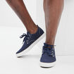 Tennis en toile à lacets Creeks bleu marine homme