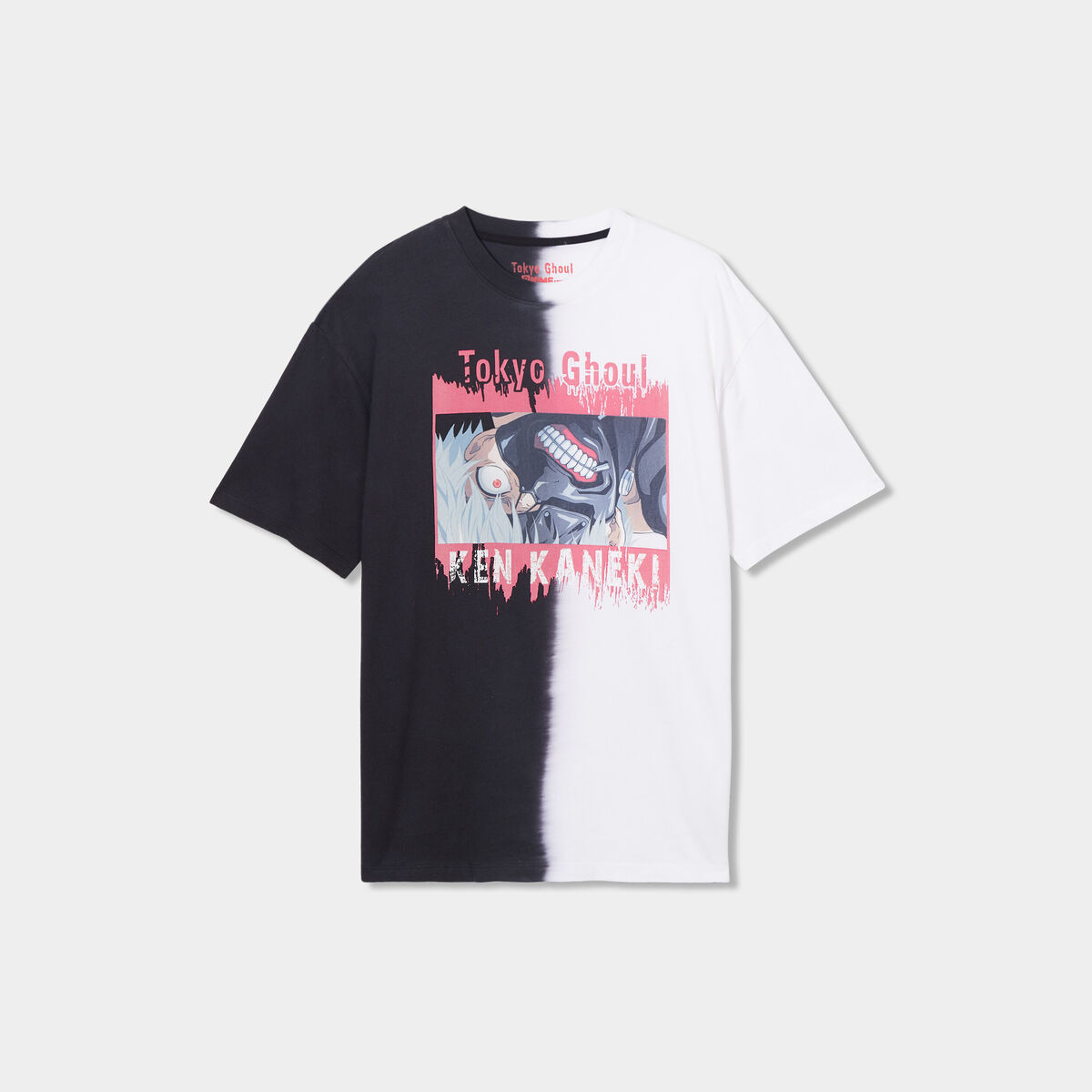 T-shirt col rond Tokyo Ghoul Kaneki multicolore homme