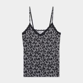 haut de pyjama debardeur a bretelles noir femme Haut de pyjama débardeur à bretelles noir femme