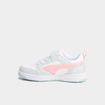 Tennis basses &agrave; scratchs Puma REBOUND V6 vert pastel fille