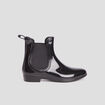 Bottines chelsea de pluie noir femme