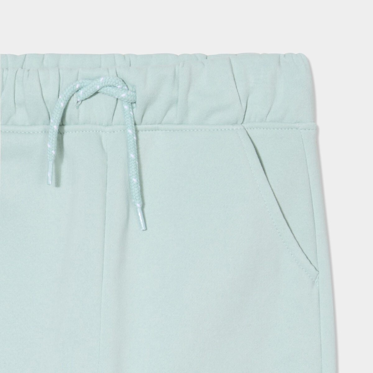 Pantalon de jogging molleton vert pastel gar&ccedil;on