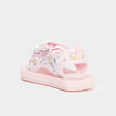 Sandales à scratchs multicolore bébé fille