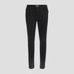 Pantalon droit en coton stretch gris fonc&eacute; homme