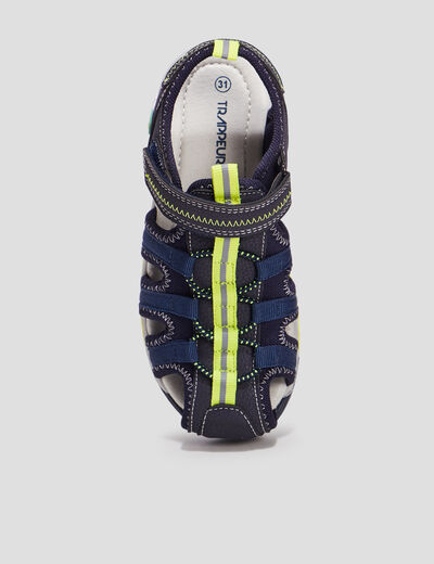 Sandales Trappeur bleu marine garçon