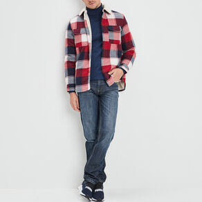Pull avec col roulé bleu marine homme