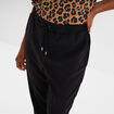 Pantalon de jogging chino noir femme