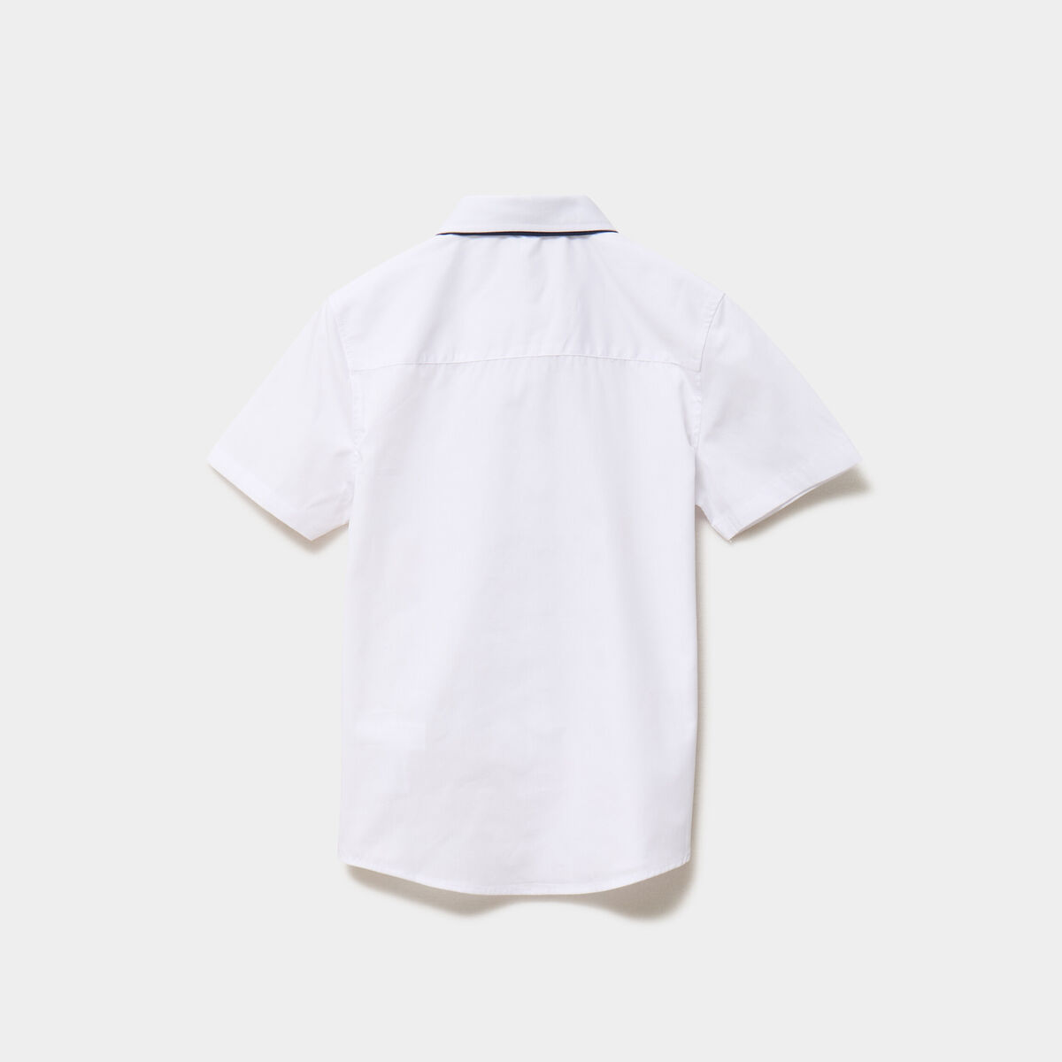 Chemise manches courtes avec cravate blanc gar&ccedil;on