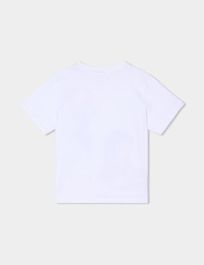 T-shirt manches courtes Les Sisters blanc fille